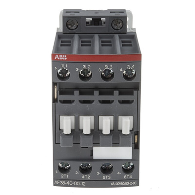 ABB AF Series Contactor, 110 V ac/dc Coil, 4-Pole, 55 A, 4NO, 690 V ac