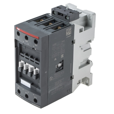 ABB AF Series Contactor, 24 V ac Coil, 3-Pole, 70 A, 18.5 kW, 3NO, 690 V ac