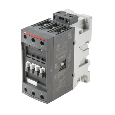 ABB AF Series Contactor, 24 V ac/dc Coil, 3-Pole, 100 A, 22 kW, 3NO, 690 V ac