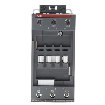 ABB AF Series Contactor, 24 V ac/dc Coil, 3-Pole, 100 A, 22 kW, 3NO, 690 V ac