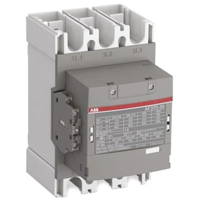 ABB AF Series Contactor, 230 V ac Coil, 3-Pole, 400 A, 160 kW, 3NO, 690 V ac