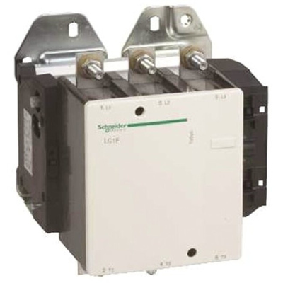 Schneider Electric LC1F Series Contactor, 220 V dc Coil, 3-Pole, 400 A, 3NO