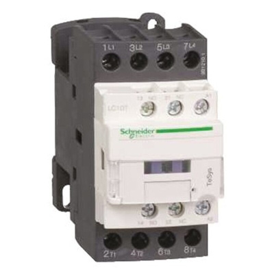 Schneider Electric LC1D Series Contactor, 4-Pole, 40 A, 4NO