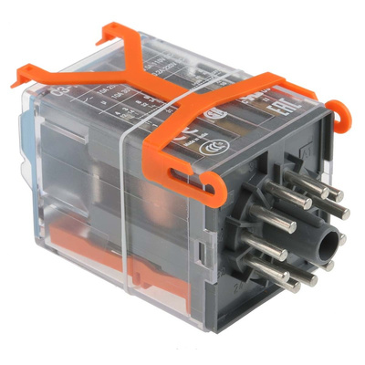 Releco Plug In Latching Power Relay, 115V ac Coil, 10A Switching Current, DPDT