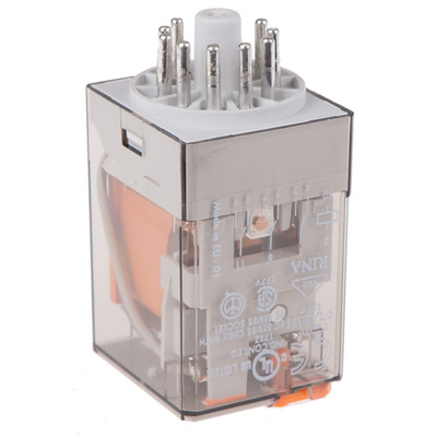 Finder Plug In Power Relay, 48V ac Coil, 10A Switching Current, 3PDT