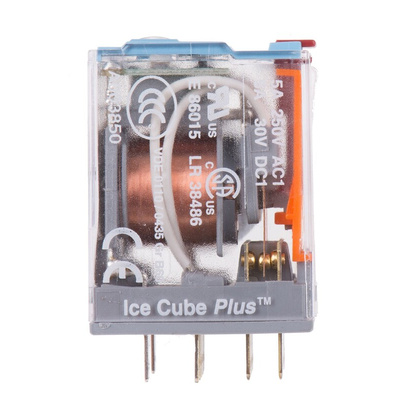 Releco Plug In Power Relay, 115V ac Coil, 5A Switching Current, 4PDT