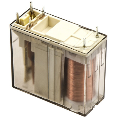 TE Connectivity PCB Mount Non-Latching Relay, 12V dc Coil, 16A Switching Current, SPST