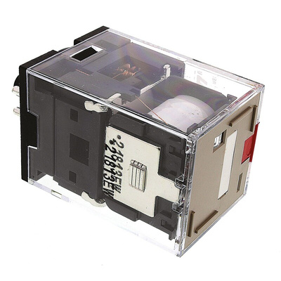 Omron Plug In Power Relay, 110V ac Coil, 10A Switching Current, DPDT