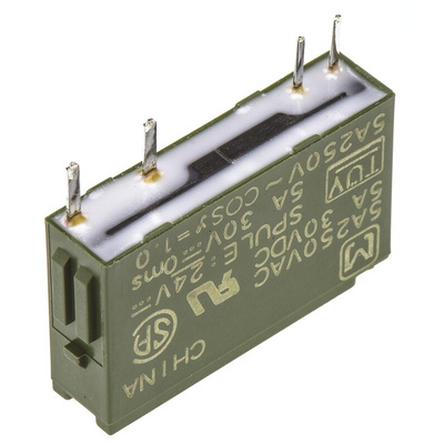 Panasonic SPNO Non-Latching Relay PCB Mount, 24V dc Coil, 5 A