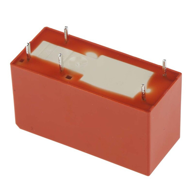 TE Connectivity PCB Mount Power Relay, 24V dc Coil, 12A Switching Current, SPDT