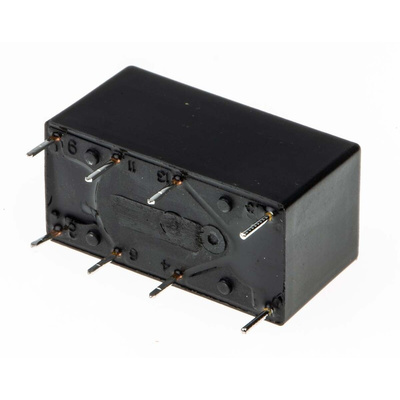 TE Connectivity PCB Mount Power Relay, 5V dc Coil, 3A Switching Current, DPDT