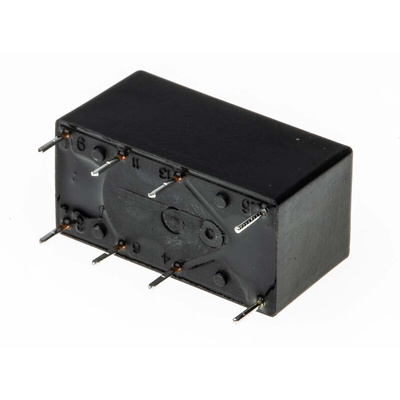 TE Connectivity PCB Mount Power Relay, 24V dc Coil, 3A Switching Current, DPDT