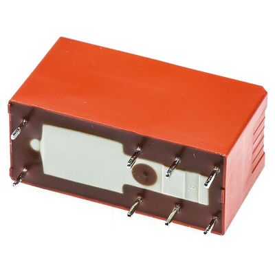 TE Connectivity PCB Mount Power Relay, 5V dc Coil, 8A Switching Current, DPDT