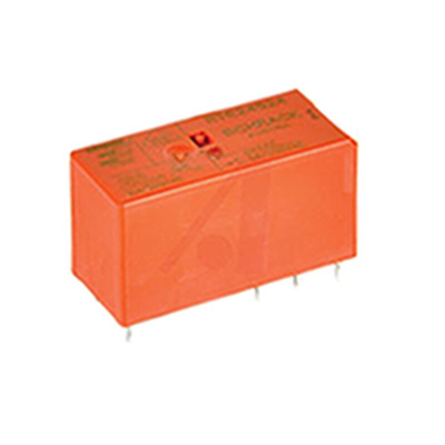 TE Connectivity PCB Mount Power Relay, 24V ac Coil, 8A Switching Current, DPDT