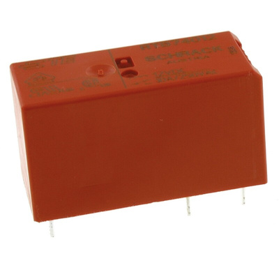 TE Connectivity SPDT PCB Mount Non-Latching Relay, 12V dc Coil 10 A