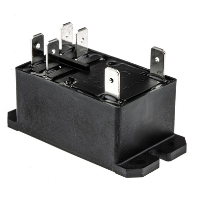 TE Connectivity Flange Mount Power Relay, 24V dc Coil, 30A Switching Current, DPST
