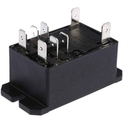 TE Connectivity Flange Mount Power Relay, 12V dc Coil, 30A Switching Current, DPDT