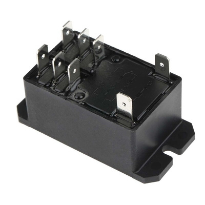 TE Connectivity Flange Mount Non-Latching Relay, 240V ac Coil, 30A Switching Current, DPDT