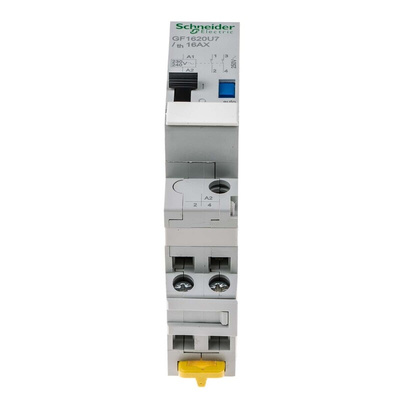 Schneider Electric DIN Rail Power Relay, 110 V dc, 230 → 240V ac Coil, 16A Switching Current, SPST