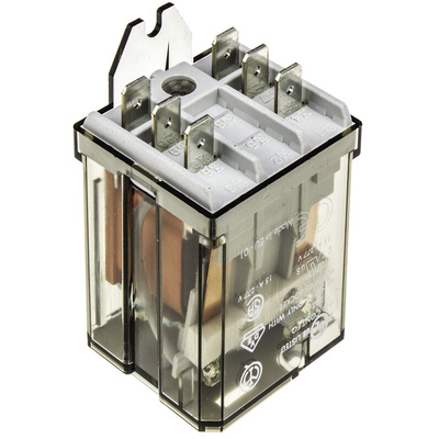 Finder Flange Mount Non-Latching Relay, 230V ac Coil, DPST