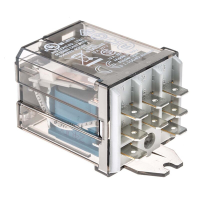 Finder Flange Mount Power Relay, 24V dc Coil, 16A Switching Current, 3P-NO