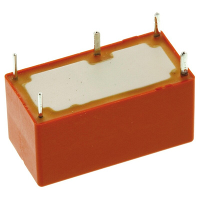 TE Connectivity PCB Mount Power Relay, 12V dc Coil, 5A Switching Current, SPDT
