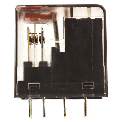 TE Connectivity PCB Mount Power Relay, 24V ac Coil, 6A Switching Current, 4PDT
