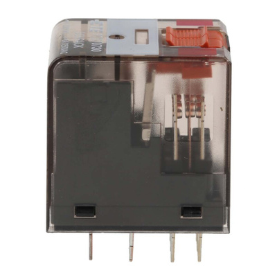 TE Connectivity PCB Mount Power Relay, 230V ac Coil, 6A Switching Current, 4PDT