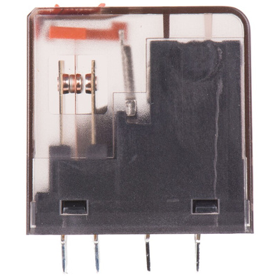 TE Connectivity PCB Mount Power Relay, 24V dc Coil, 6A Switching Current, 4PDT