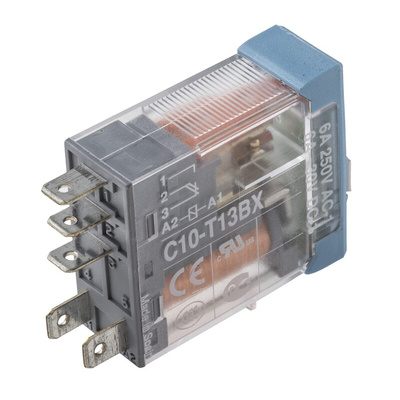 Releco PCB Mount Power Relay, 24V ac Coil, 6A Switching Current, SPDT