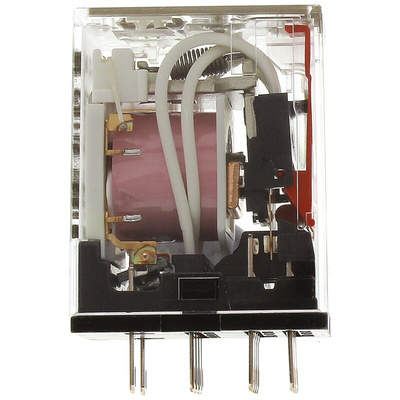 Omron Plug In Power Relay, 240V ac Coil, 5A Switching Current, 4PDT