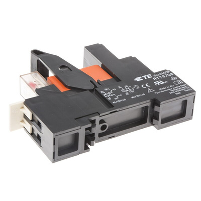TE Connectivity DIN Rail Power Relay, 24V dc Coil, 8A Switching Current, DPDT