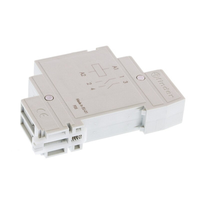 Finder DIN Rail Power Relay, 24V ac Coil, 20A Switching Current, DPST