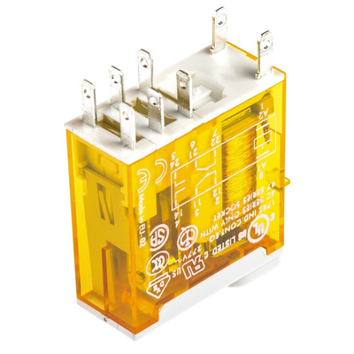 Finder Plug In Power Relay, 24V ac Coil, 8A Switching Current, DPDT