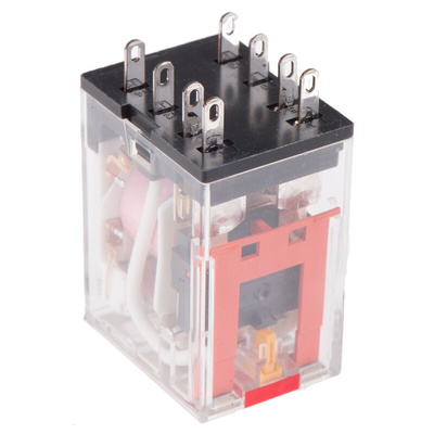 Omron Plug In Power Relay, 120V ac Coil, 10A Switching Current, DPDT