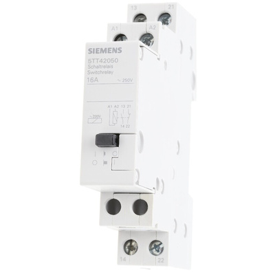 Siemens DIN Rail Power Relay, 230V ac Coil, 16A Switching Current, SPDT