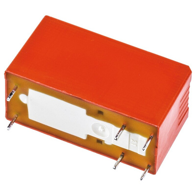 TE Connectivity PCB Mount Power Relay, 230V ac Coil, 16A Switching Current, SPST
