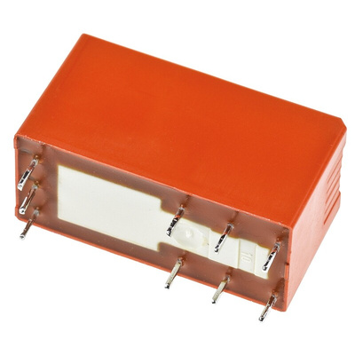 TE Connectivity PCB Mount Latching Power Relay, 12V dc Coil, 15A Switching Current, DPDT