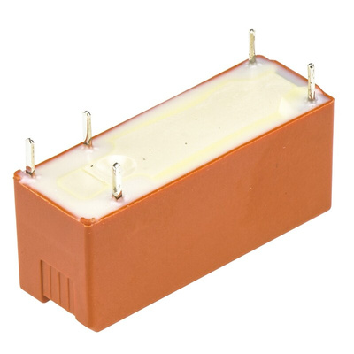 TE Connectivity PCB Mount Power Relay, 12V dc Coil, 8A Switching Current, SPDT