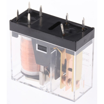 Omron PCB Mount Latching Power Relay, 12V dc Coil, 5A Switching Current, SPDT