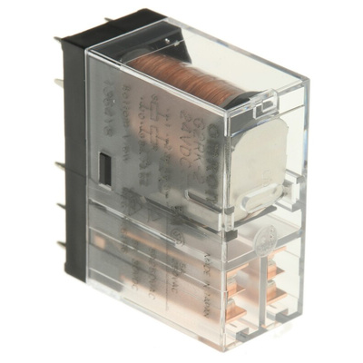 Omron PCB Mount Latching Power Relay, 24V dc Coil, 3A Switching Current, DPDT