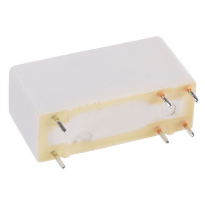 Finder PCB Mount Power Relay, 12V dc Coil, 16A Switching Current, SPST