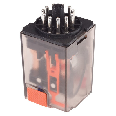 TE Connectivity Plug In Power Relay, 24V dc Coil, 10A Switching Current, 3PDT