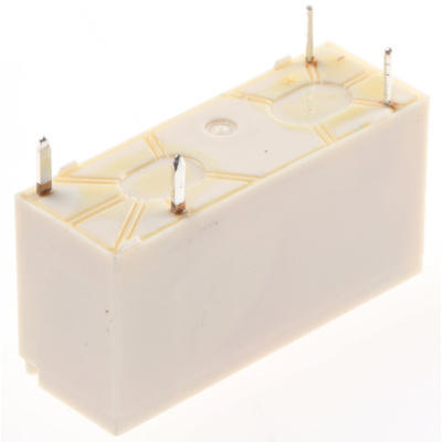 TE Connectivity PCB Mount Power Relay, 24V dc Coil, 8A Switching Current, SPST