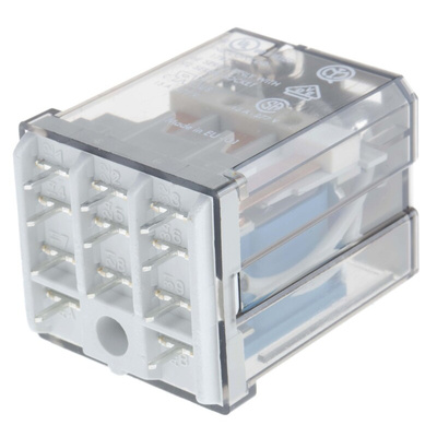 Finder PCB Mount Power Relay, 24V dc Coil, 16A Switching Current, 3PDT