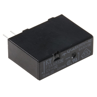 Fujitsu PCB Mount Power Relay, 12V dc Coil, 5A Switching Current, SPST
