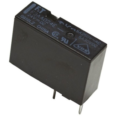 Fujitsu PCB Mount Power Relay, 24V dc Coil, 5A Switching Current, SPST