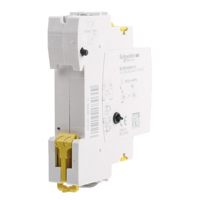 Schneider Electric DIN Rail Power Relay, 110 V dc, 230 → 240V ac Coil, 16A Switching Current, DPST
