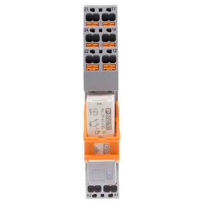 Phoenix Contact DIN Rail Power Relay, 24V ac Coil, 12A Switching Current, DPDT