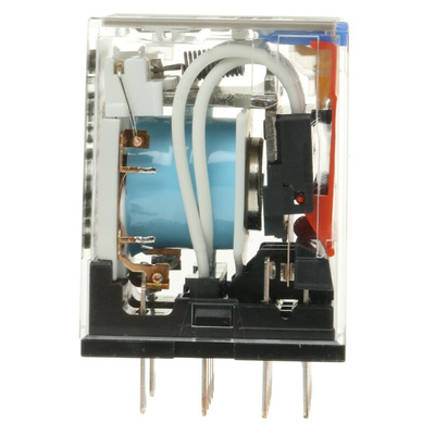 Omron Plug In Power Relay, 24V dc Coil, 5A Switching Current, 4PDT